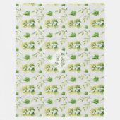 Persoonlijke MOM Stiefmoeder Schoonmoeder Groene T Fleece Deken (Voorkant)