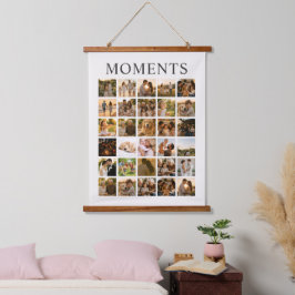Persoonlijke Momenten Fotocollage Hangend Wandkleed