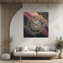 Persoonlijke Monogram Agaat Roze Rustieke Metaal L