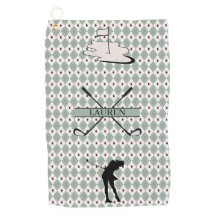Persoonlijke Monogram Argyle Aangepaste Naam Vrouw