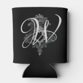 Persoonlijke Monogram Beginletter Koeler (Achterkant)