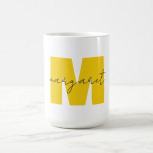 Persoonlijke Monogram Beginletters Naam Koffiemok