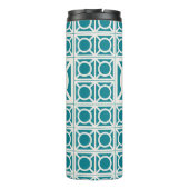 Persoonlijke Monogram Breeze Block Tumbler Thermosbeker (Achterkant)