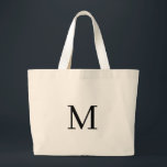 Persoonlijke Monogram Canvas Strandtas Initia Grote Tote Bag<br><div class="desc">Persoonlijke Monogram Canvas Strandtas Initiële Tote Bruidsmeisje Cadeau Tote Aangepaste Strandtas Cadeau voor Haar A-Z - Zwart</div>