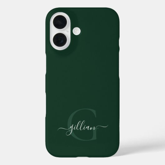 Persoonlijke Monogram Case-Mate iPhone Hoes (Achterkant)