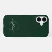 Persoonlijke Monogram Case-Mate iPhone Hoes 16 Hoesje (Achterkant horizontaal)
