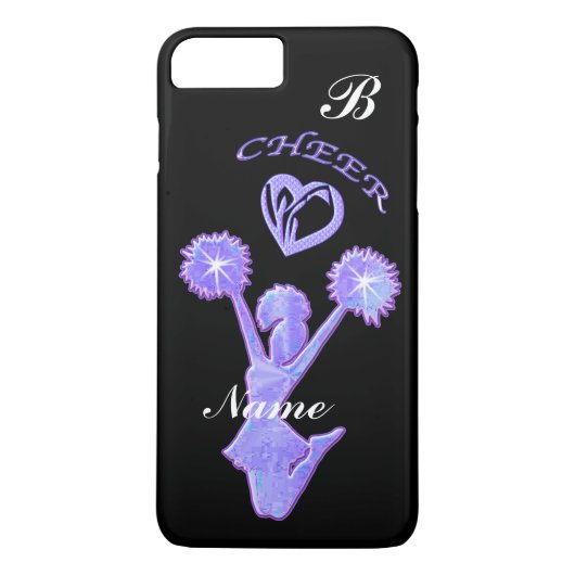 Persoonlijke Monogram Cheerleader iPhone-gevallen Case-Mate iPhone Case (Achterkant)