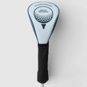 Persoonlijke Monogram Clubnaam Golfheadcover (Voorkant)