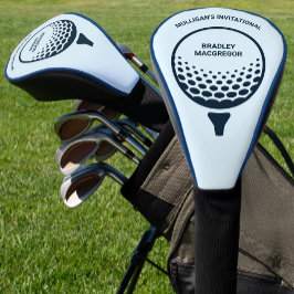 Persoonlijke Monogram Clubnaam Golfheadcover