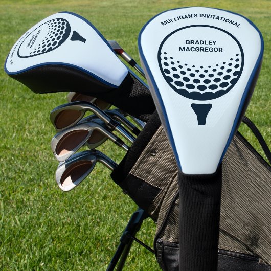 Persoonlijke Monogram Clubnaam Golfheadcover