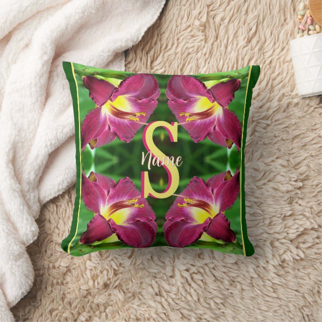 Persoonlijke Monogram Eerste Letter Naam Daglel Ku Kussen (Deken)
