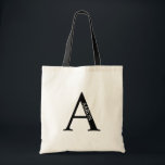 Persoonlijke Monogram en Naam Boodschappentas Tote Bag<br><div class="desc">Persoonlijke Monogram en Naam Geschenk
Kenmerken gepersonaliseerde monogram en naam in klassieke schreeflettertype.

Perfect voor bruiloft,  vakantie,  familiereünie en voor elke speciale gelegenheid.</div>
