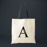 Persoonlijke Monogram en Naam Boodschappentas Tote Bag<br><div class="desc">Persoonlijke Monogram en Naam Geschenk
Kenmerken gepersonaliseerde monogram en naam in klassieke schreeflettertype.

Perfect voor bruiloft,  vakantie,  familiereünie en voor elke speciale gelegenheid.</div>