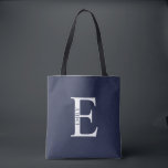 Persoonlijke Monogram en Naam Boodschappentas Tote Bag<br><div class="desc">Persoonlijk Monogram en Naam Geschenk
functies gepersonaliseerd monogram en naam in klassieke schreeflettertype.
Perfect voor bruiloft, vakantie, familiereünie en voor elke speciale gelegenheid.</div>