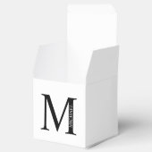 Persoonlijke Monogram- en Naam Favorieten Doos Bedankdoosjes (Geopend)