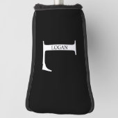 Persoonlijke Monogram en Naam Golf Head Cover (Draai 90)