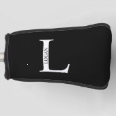 Persoonlijke Monogram en Naam Golf Head Cover (Voorkant)