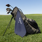 Persoonlijke monogram en naam Golfhanddoek (Groen)