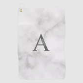Persoonlijke monogram en naam Golfhanddoek (Voorkant)