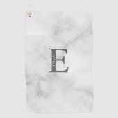 Persoonlijke monogram en naam Golfhanddoek (Voorkant)