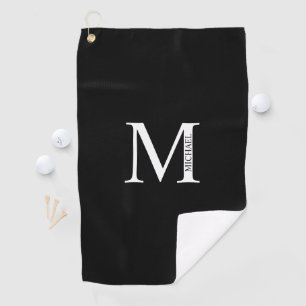 Persoonlijke monogram en naam Golfhanddoek