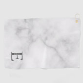 Persoonlijke monogram en naam Golfhanddoek (Horizontaal)