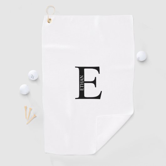 Persoonlijke monogram en naam Golfhanddoek (Insitu)