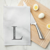 Persoonlijke Monogram en Naam Handdoek (Quarter Fold)