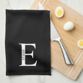 Persoonlijke Monogram en Naam Handdoek (Quarter Fold)