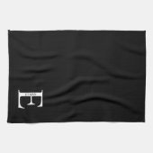 Persoonlijke Monogram en Naam Handdoek (Horizontaal)