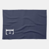 Persoonlijke Monogram en Naam Handdoek (Horizontaal)