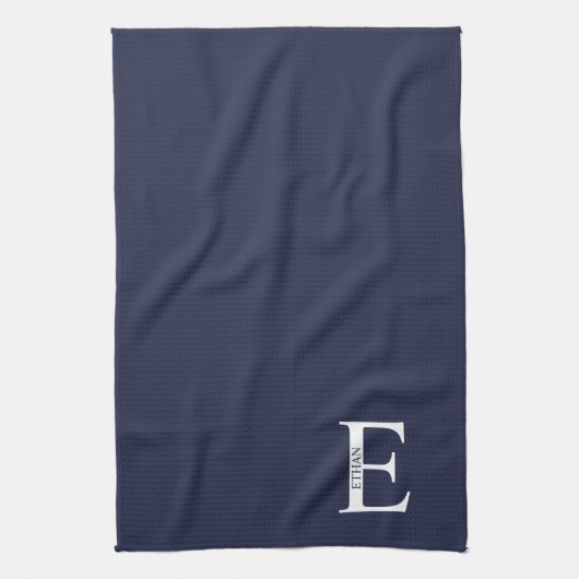 Persoonlijke Monogram en Naam Handdoek (Verticaal)