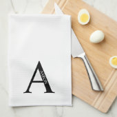 Persoonlijke Monogram en Naam Handdoek (Quarter Fold)