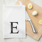 Persoonlijke Monogram en Naam Handdoek (Quarter Fold)