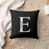 Persoonlijke monogram en naam kussen (Deken)