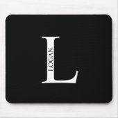 Persoonlijke Monogram en Naam Muismat (Voorkant)