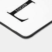 Persoonlijke Monogram en Naam Muismat Bureaumat (Hoek)