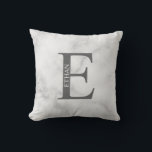 Persoonlijke monogram en naam worp kussen<br><div class="desc">Persoonlijk monogram en naam cadeau
beschikt over een persoonlijk monogram en naam in klassieke schreeflettertype.

Perfect als huisdecoratie,  cadeaus voor huisinrichting,  kerstcadeaus voor familie,  pasgehuwden en meer.</div>