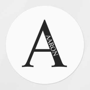 Persoonlijke Monogram- en Naamlabels Labels