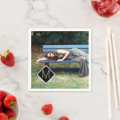 Persoonlijke Monogram Familie Fotocollage A11 Servet (Insitu)