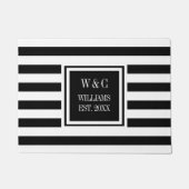 Persoonlijke Monogram Familienaam Deurmat (Voorkant)