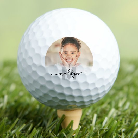 Persoonlijke Monogram Foto Golfballen