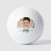 Persoonlijke Monogram Foto Golfballen (Voorkant)