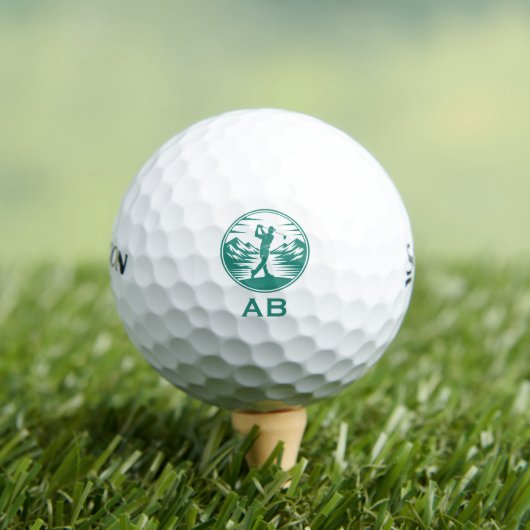 Persoonlijke Monogram Golf Golfballen (Insitu Shirt)