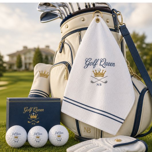 Persoonlijke Monogram Golfbal GOLF QUEEN Golfballen