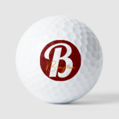 Persoonlijke Monogram Golfbal Golfballen (Voorkant)