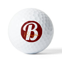 Persoonlijke Monogram Golfbal