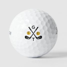 Persoonlijke Monogram Golfclubs Golfballen