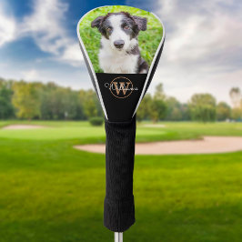 Persoonlijke Monogram Huisdier Foto Familie Hond Golfheadcover