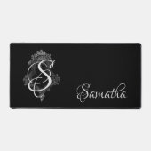 Persoonlijke Monogram Initiaal Bureaumat (Voorkant)